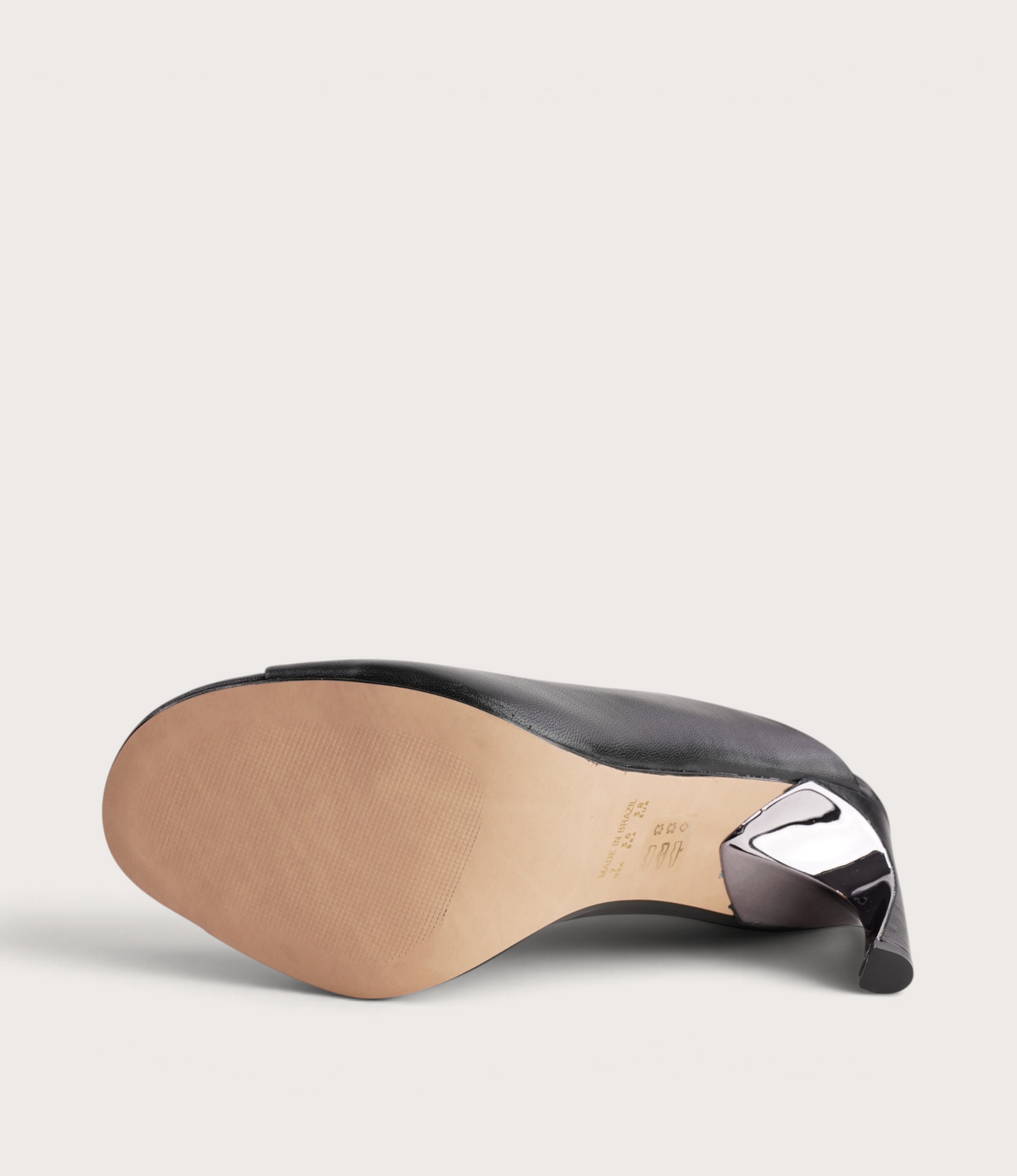 Xalina Black Leather Heels - NU BY NEO | Shouz