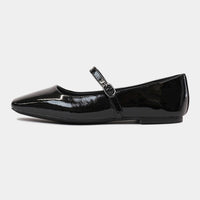 Tokena Black Patent Ballet Flats, MOLLINI - Shouz