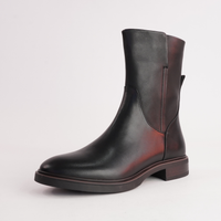 Blanca Black Leather Boots
