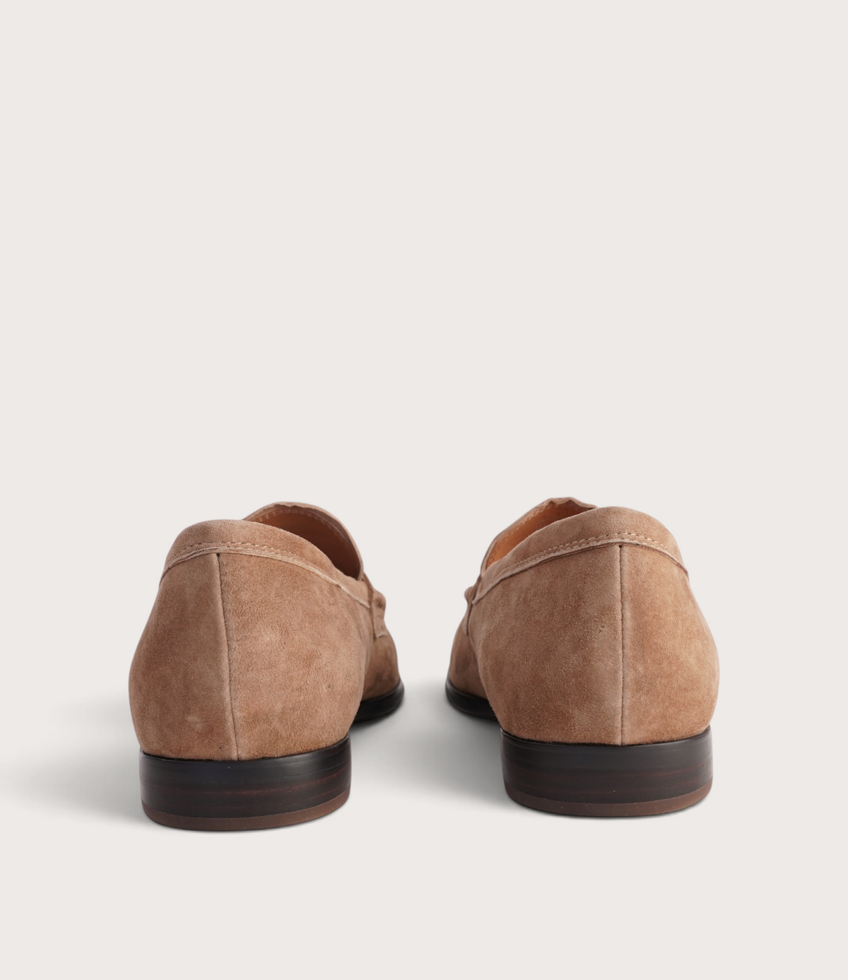Clarisa Coffee Suede Loafers