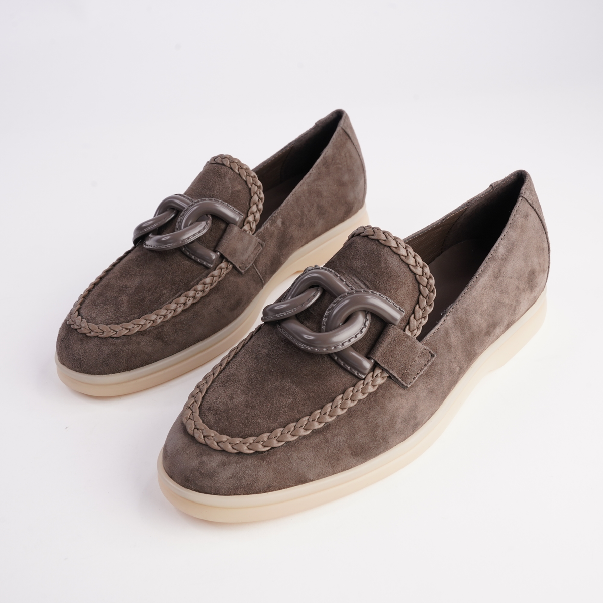 Linxea Hot Choc Suede Loafers - DJANGO AND JULIETTE | Shouz