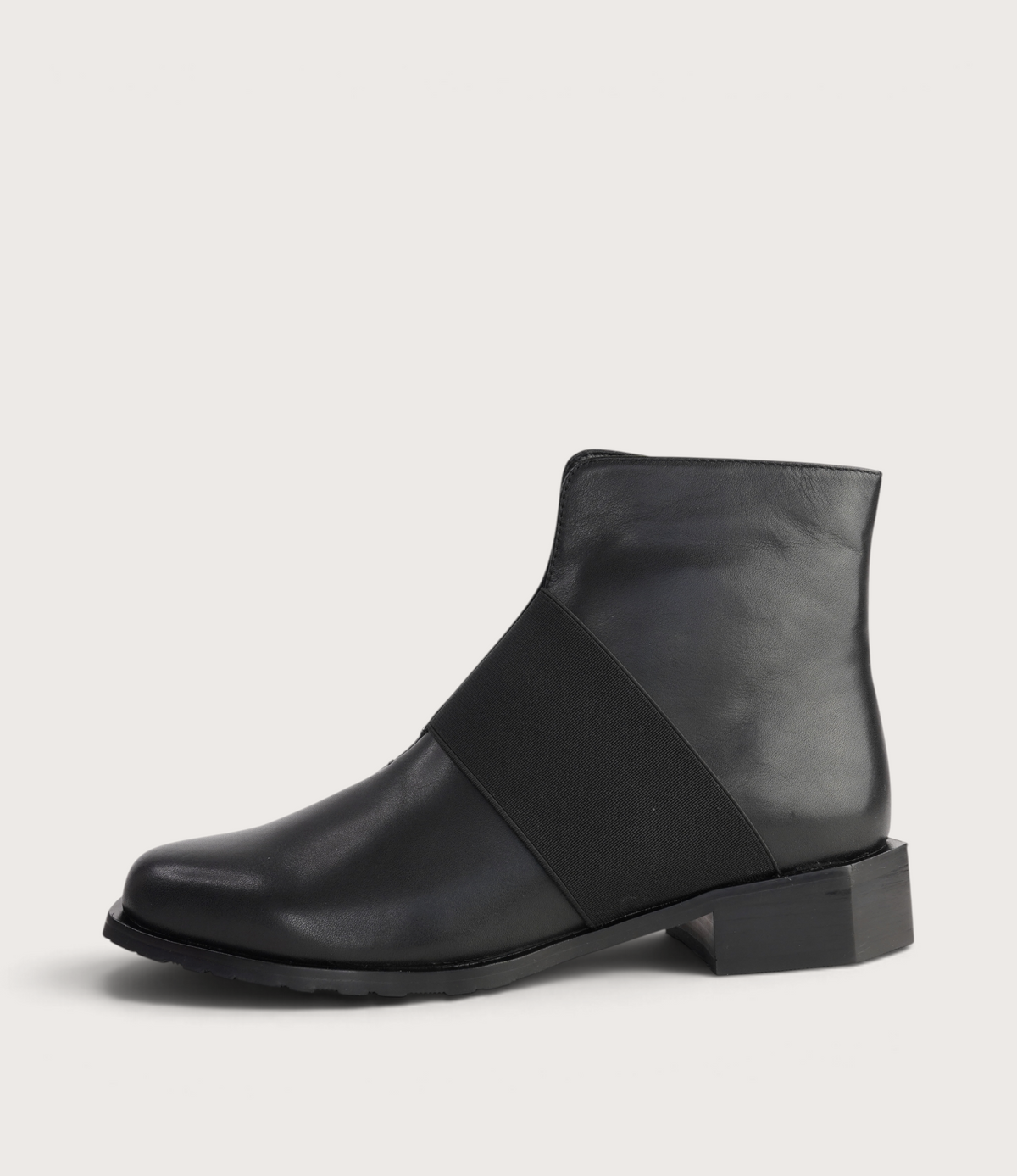 Rollo Black/ Patent Leather Ankle Boots - BRESLEY | Shouz