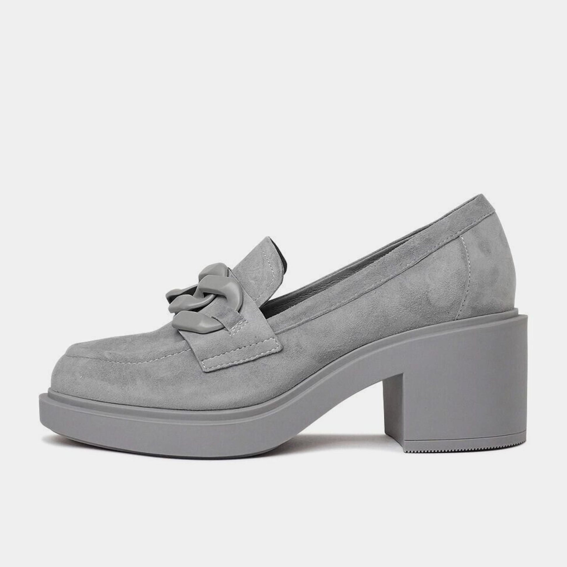 Arrigo Grey Suede Loafers, DJANGO & JULIETTE - Shouz