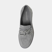 Arrigo Grey Suede Loafers, DJANGO & JULIETTE - Shouz