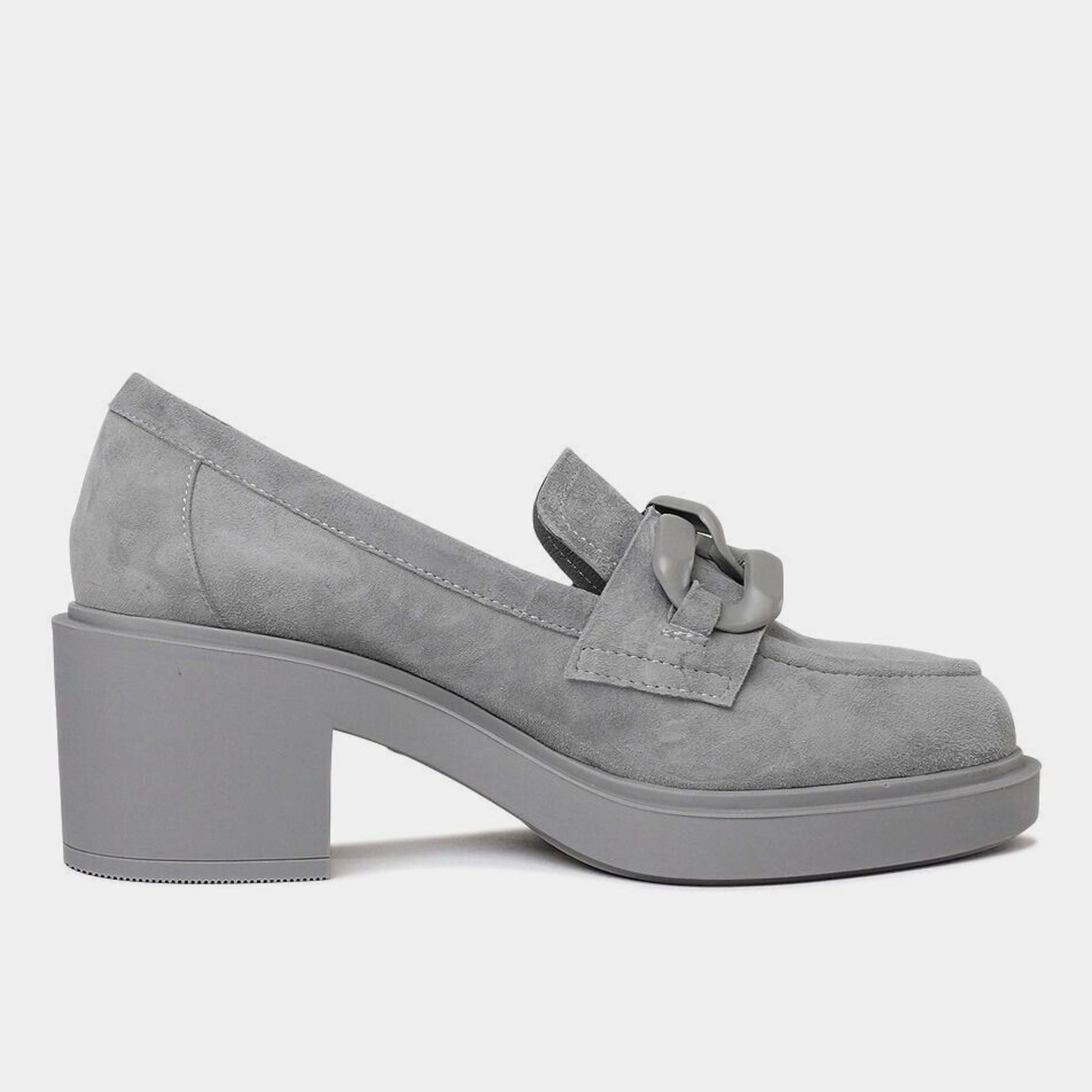 Arrigo Grey Suede Loafers, DJANGO & JULIETTE - Shouz