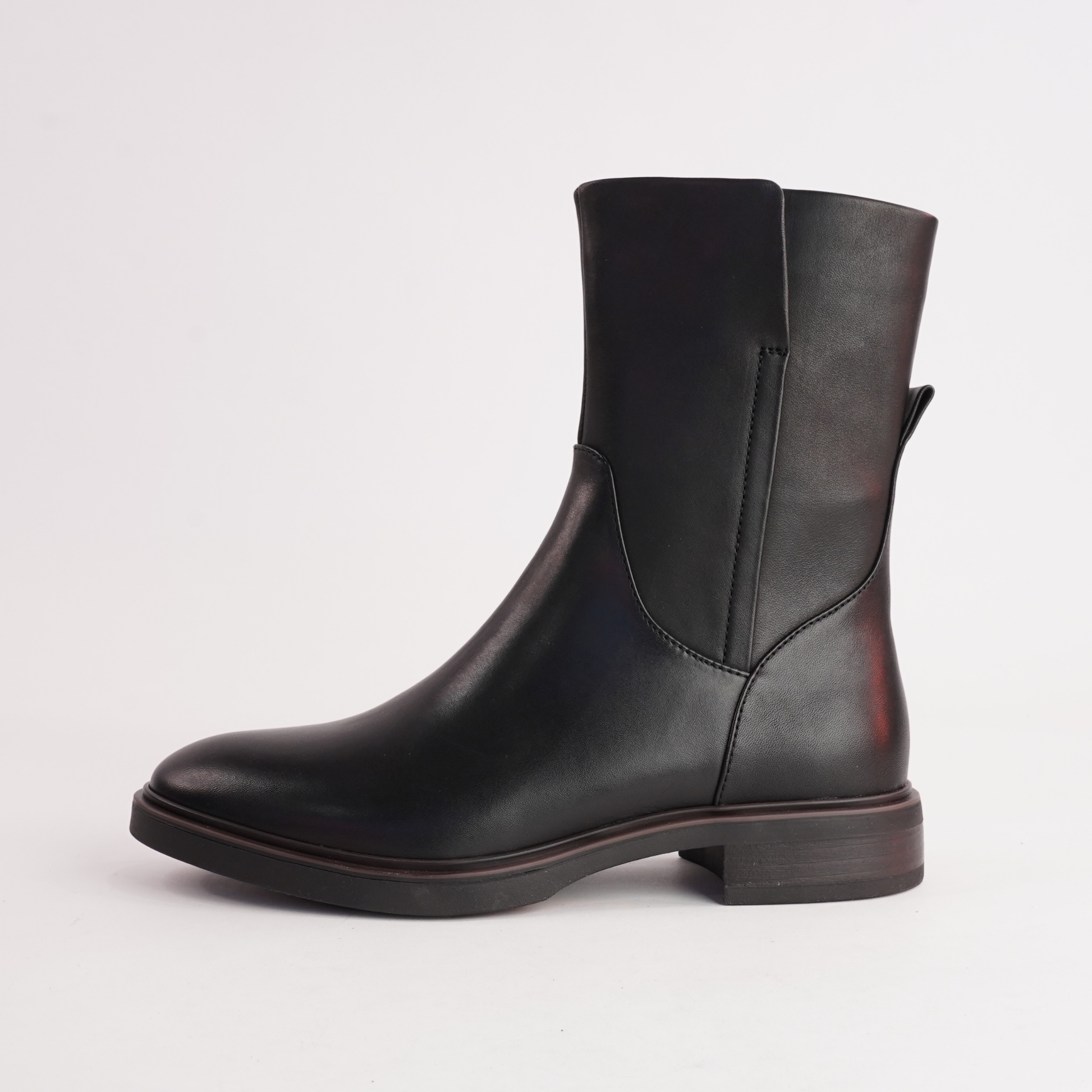 Blanca Black Leather Boots