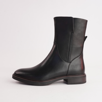 Blanca Black Leather Boots