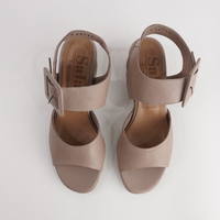 San Anton Dark Stone Leather Heels