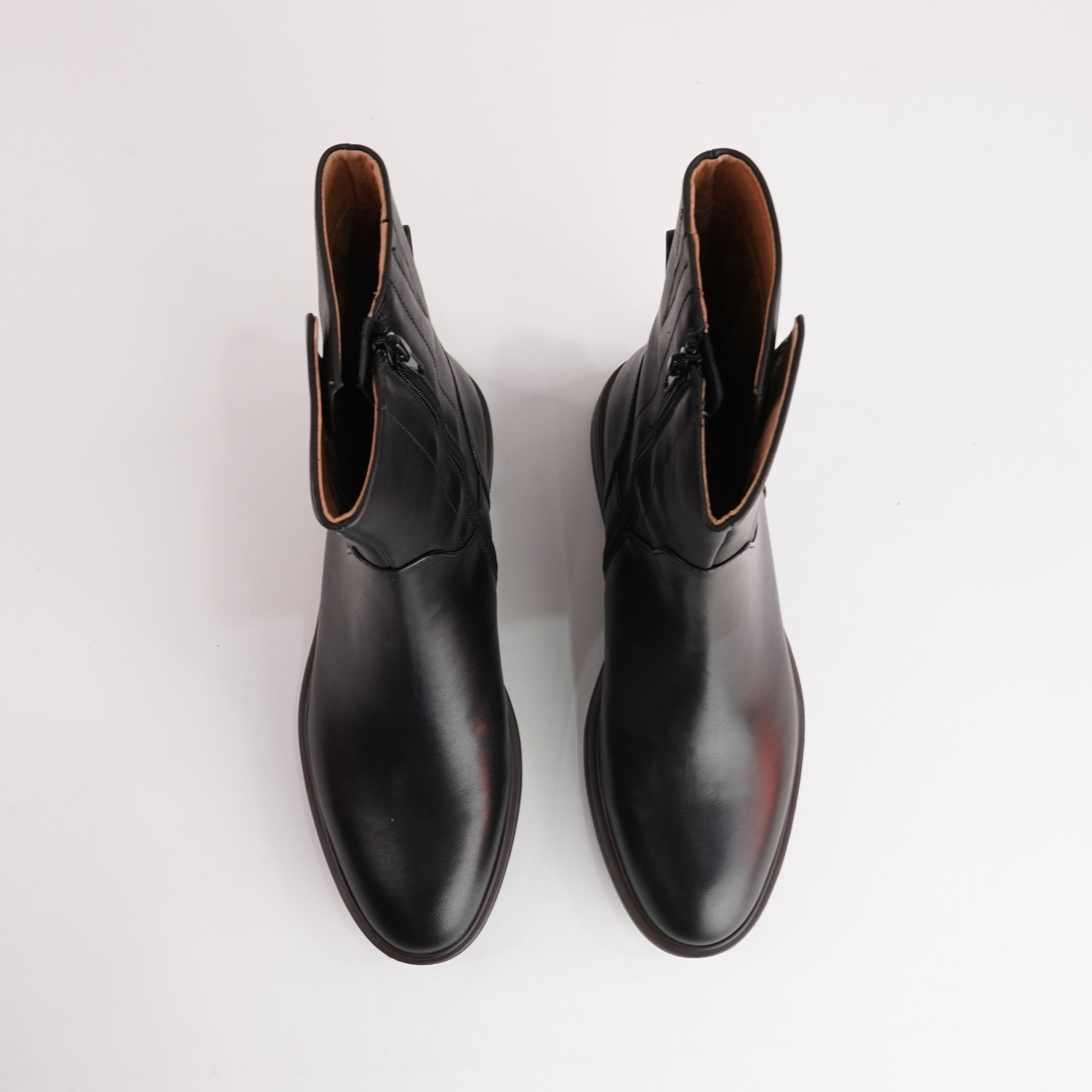 Blanca Black Leather Boots