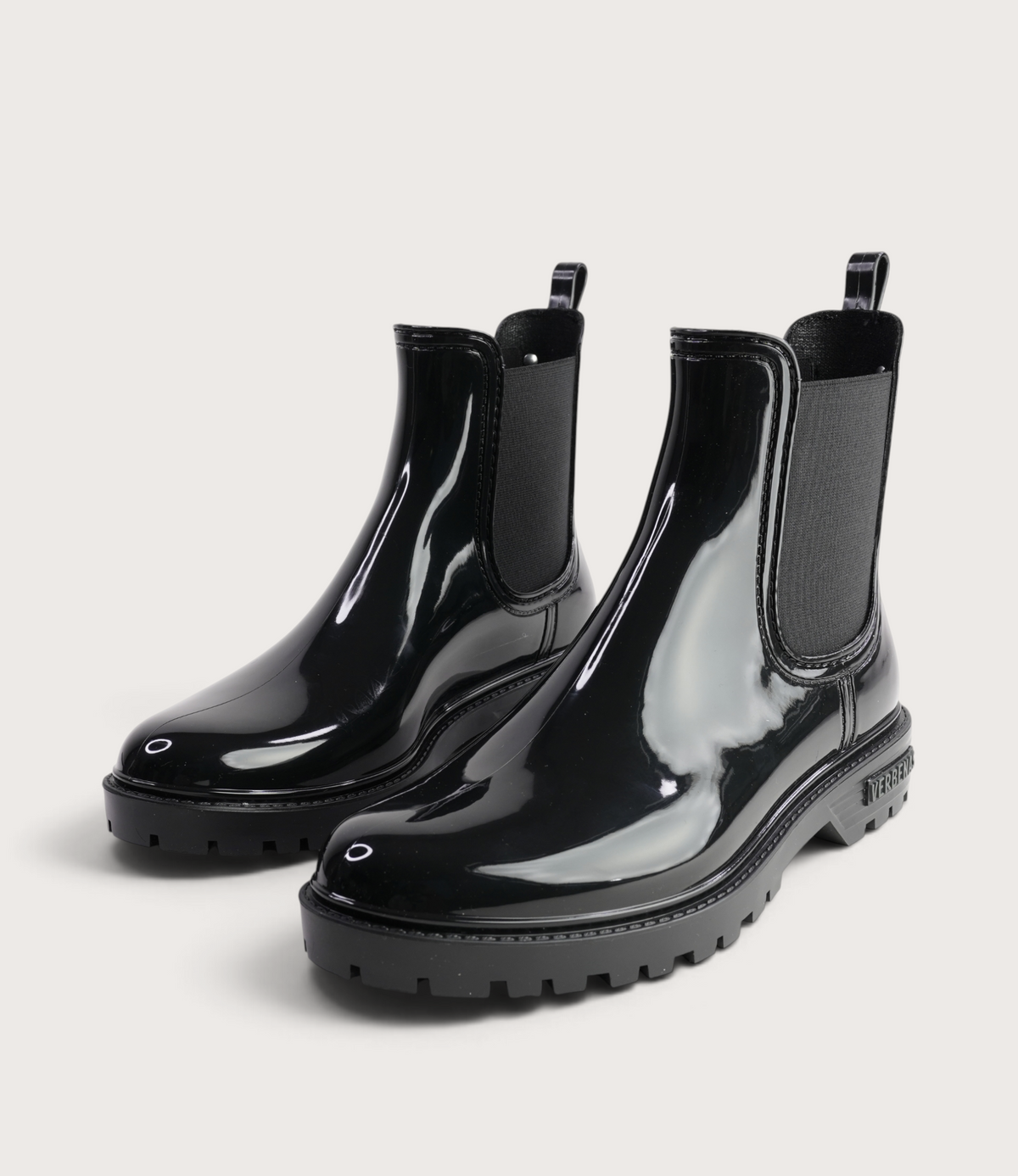 Gaudi Negro Brillo Gumboots