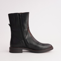 Blanca Black Leather Boots