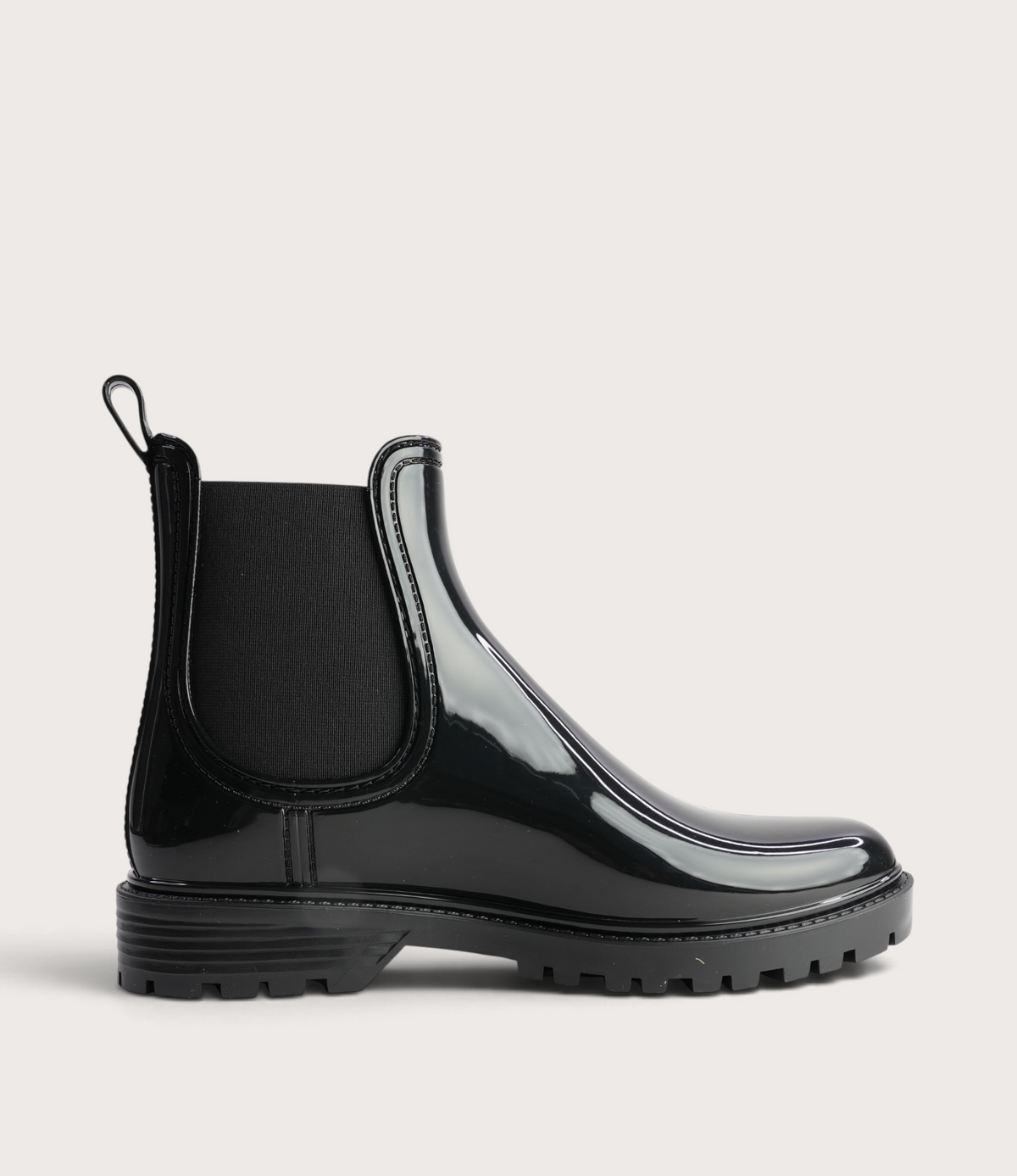 Gaudi Negro Brillo Gumboots