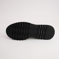 Hitch Cream Leather/ Black Patent Loafers