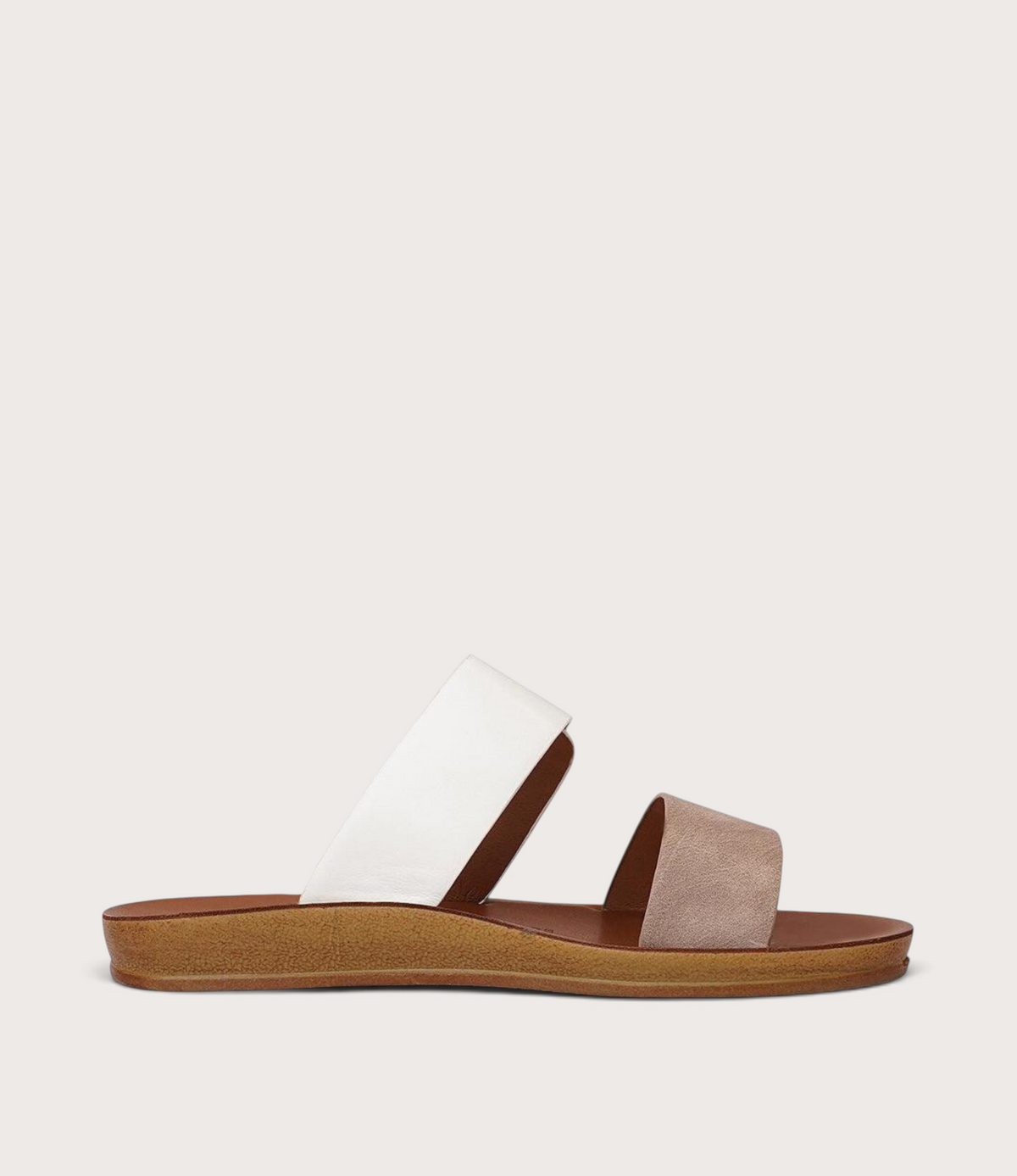 Doti Taupe / White