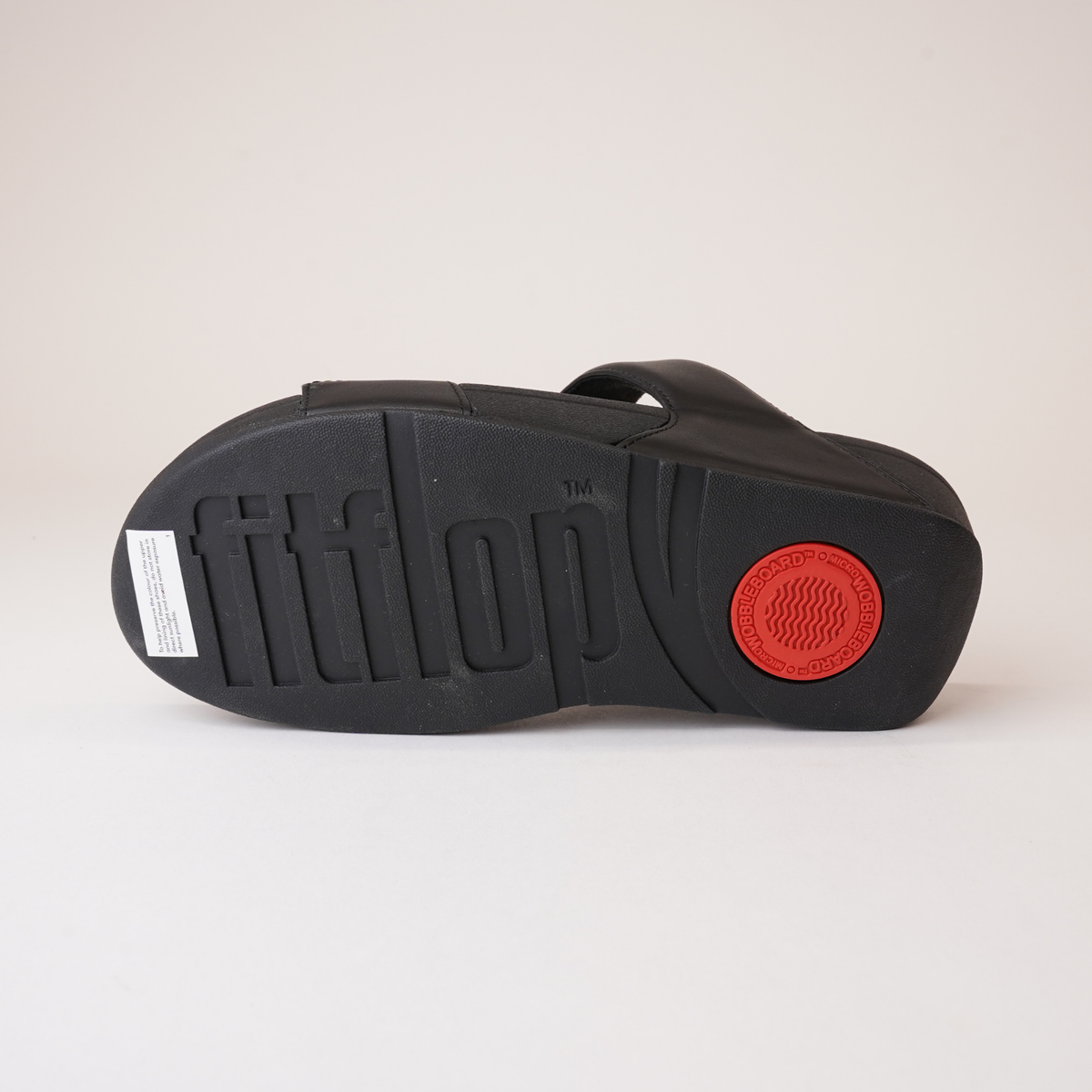 Lulu Leather Slides Black Sandals - FITFLOP | Shouz