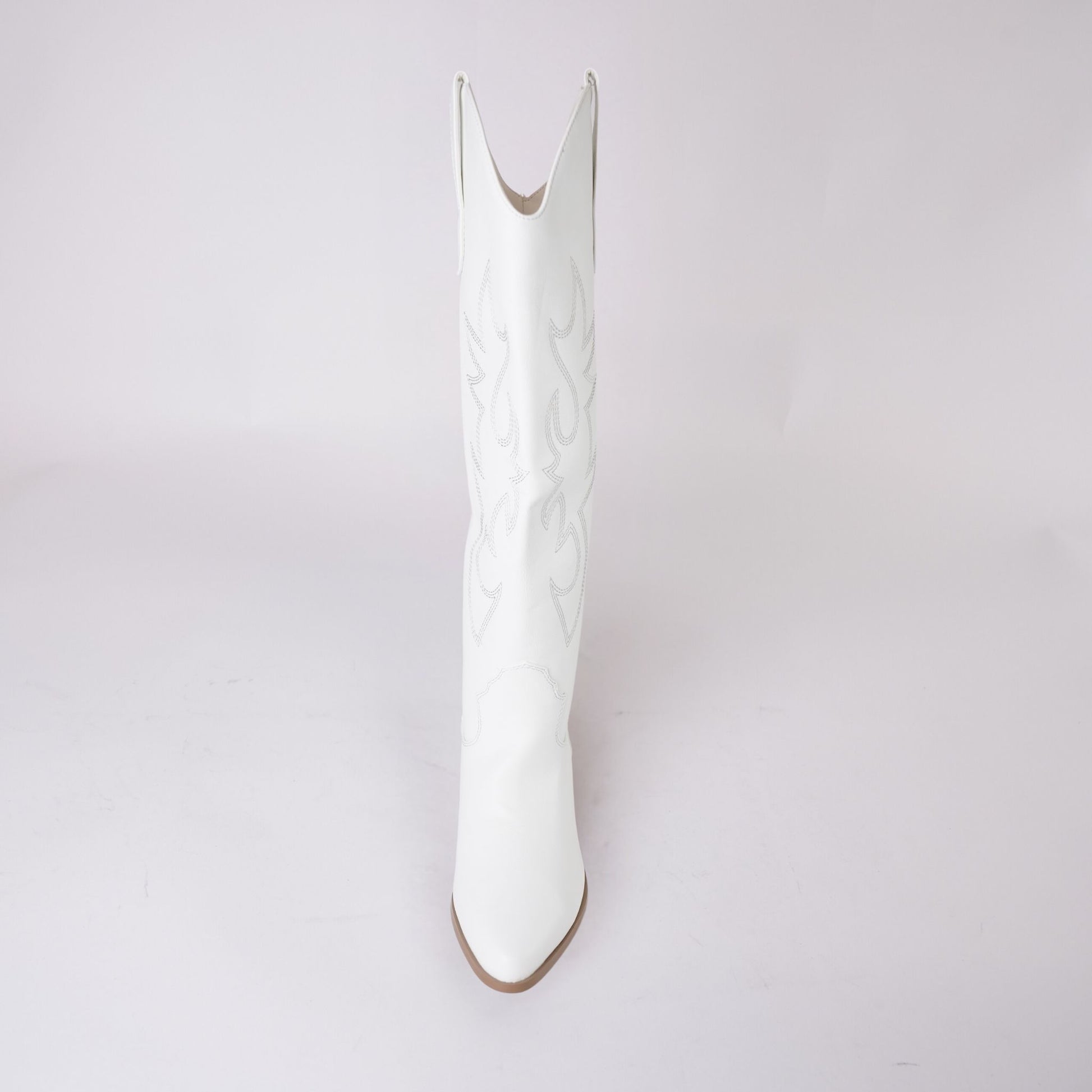 Urson White Knee High Boots, BILLINI - Shouz