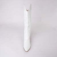 Urson White Knee High Boots, BILLINI - Shouz