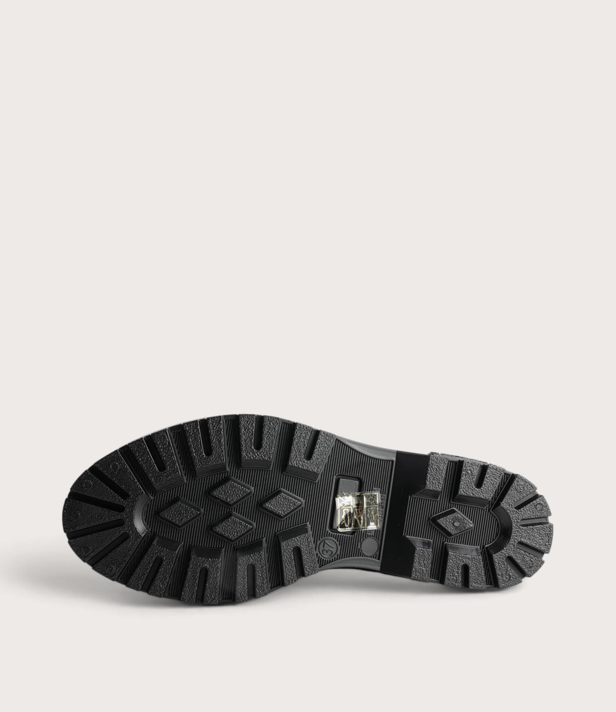 Gaudi Negro/ Leopard Negro Matte Animal Gumboots