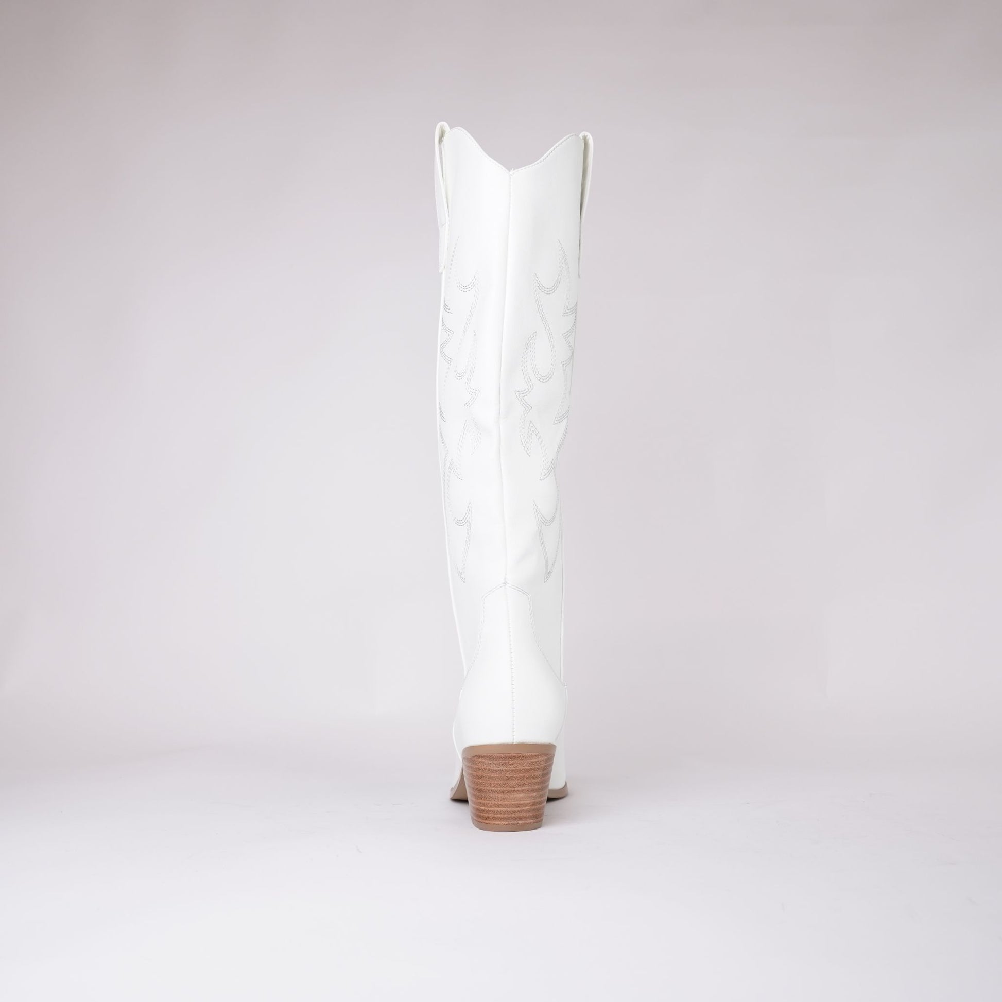 Urson White Knee High Boots, BILLINI - Shouz