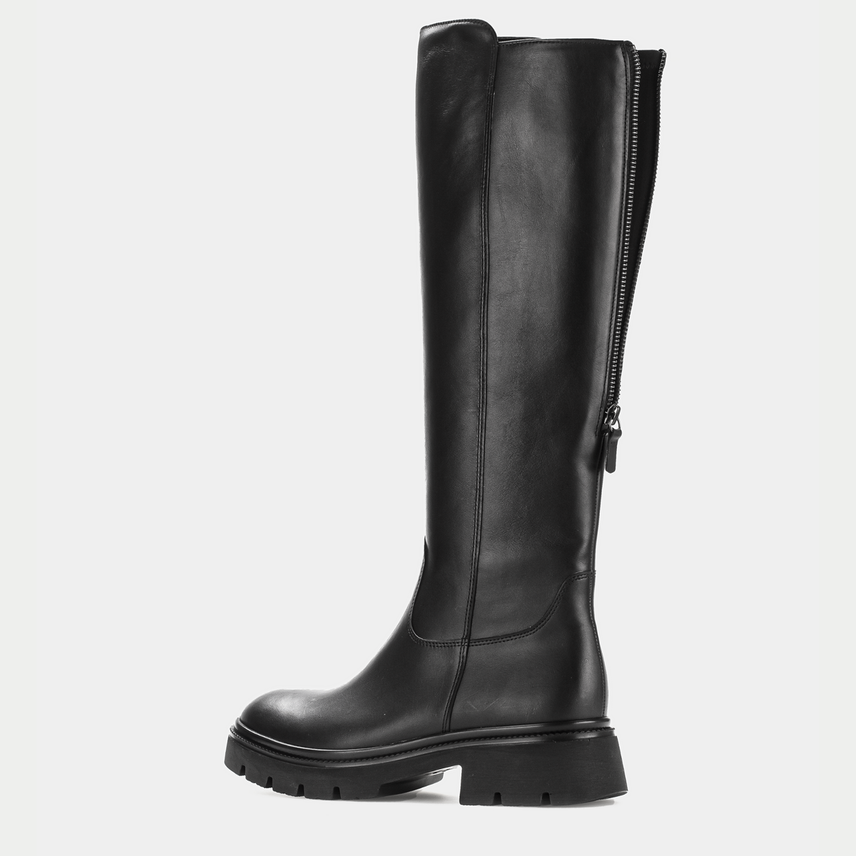 Selique Schwarz Leather Boots - GABOR | Shouz
