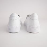 Amelia White Leather Sneakers