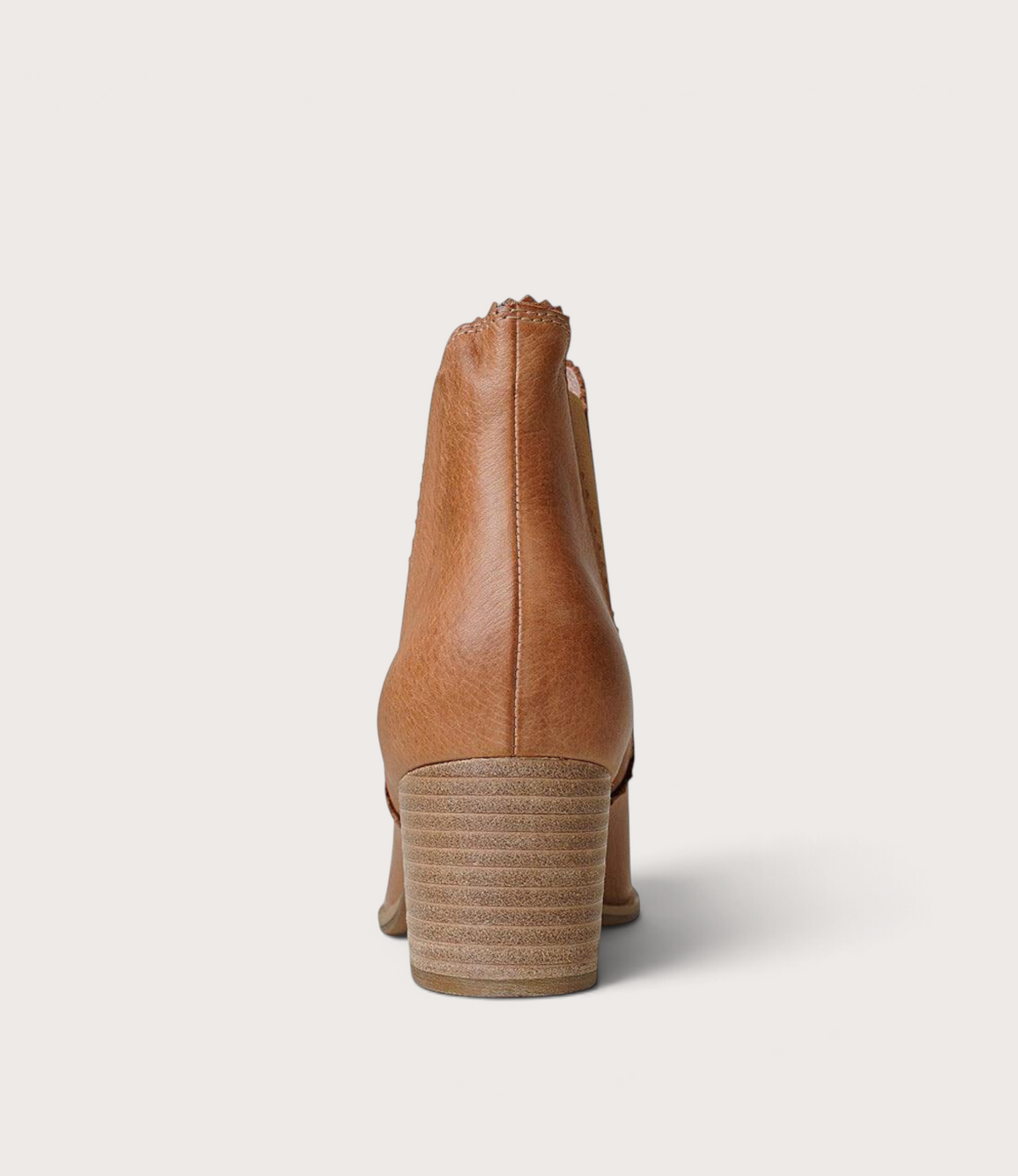 Sadore Dark Tan Leather Ankle Boots - DJANGO AND JULIETTE | Shouz