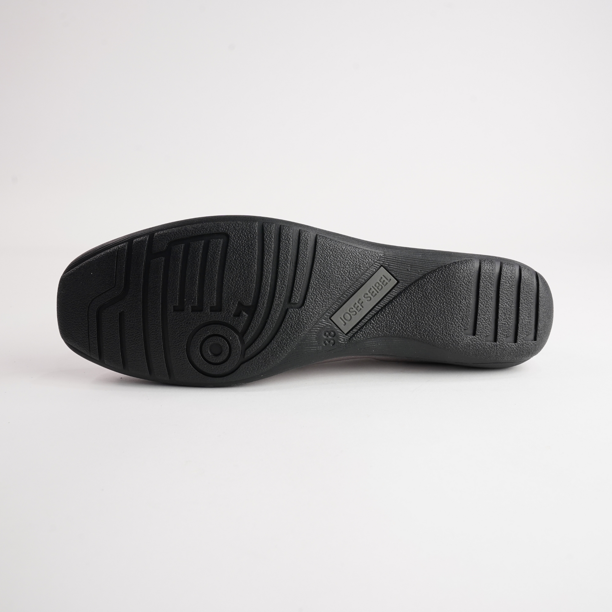 Fenja 01 Pewter Leather Ballet Flats