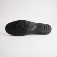 Fenja 01 Pewter Leather Ballet Flats
