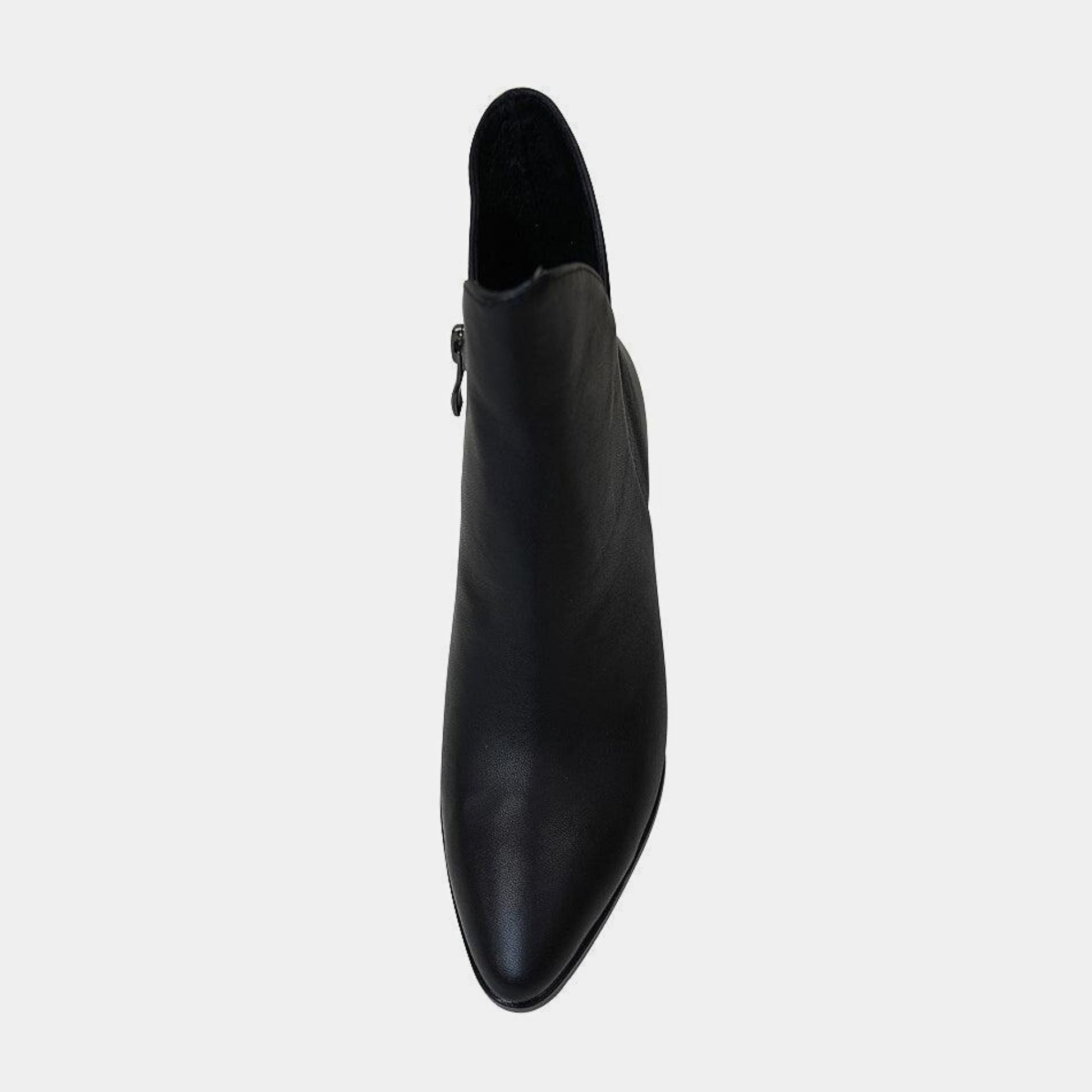 Astronomy Black Leather Ankle Boots, DJANGO & JULIETTE - Shouz