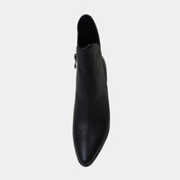 Astronomy Black Leather Ankle Boots, DJANGO & JULIETTE - Shouz