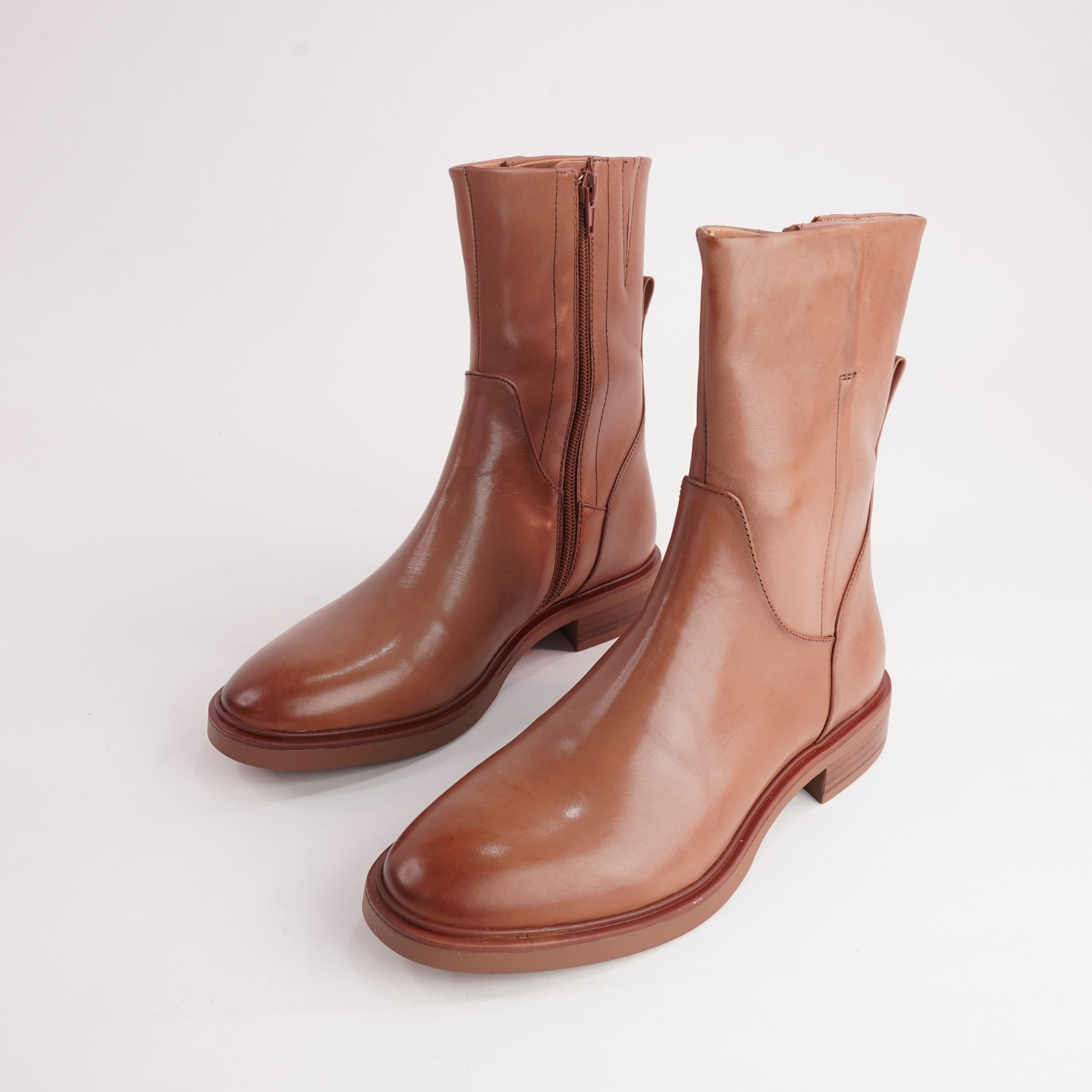 Blanca Brandy Leather Boots