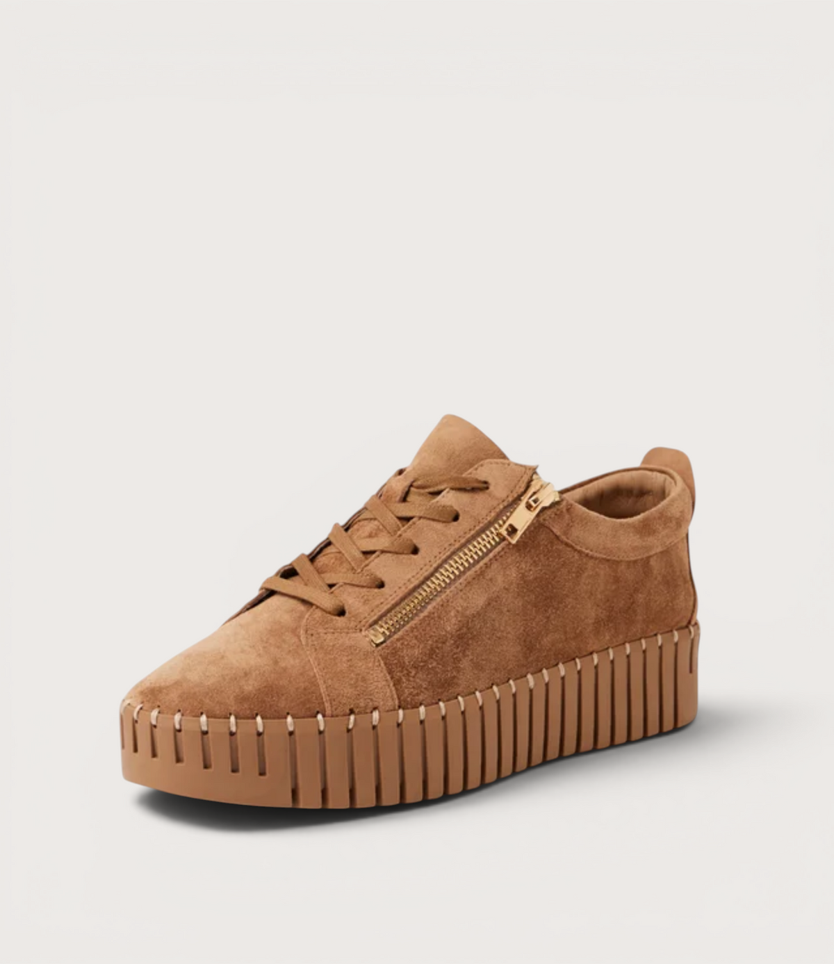 Bump Light Choc Suede/ Light Choc Sole Sneakers