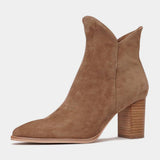 Astronomy Light Choc Suede Ankle Boots, DJANGO & JULIETTE - Shouz