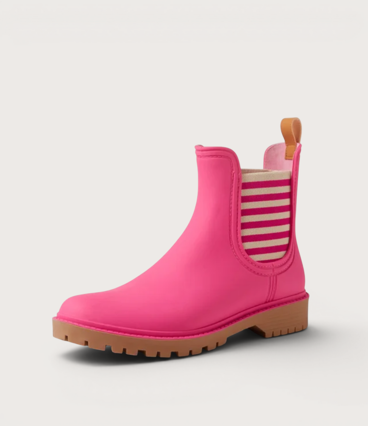 Laurina Fuschia Stripe Gumboots