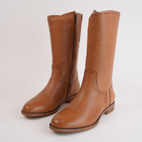 Garda Coconut Leather Boots