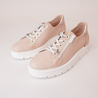 Js-2001 Rosa Leather Sneakers