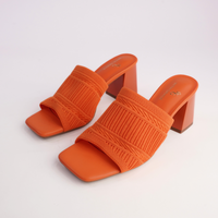 Kaia Orange Heels