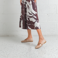 Petra Nude Patent Ballet Flats