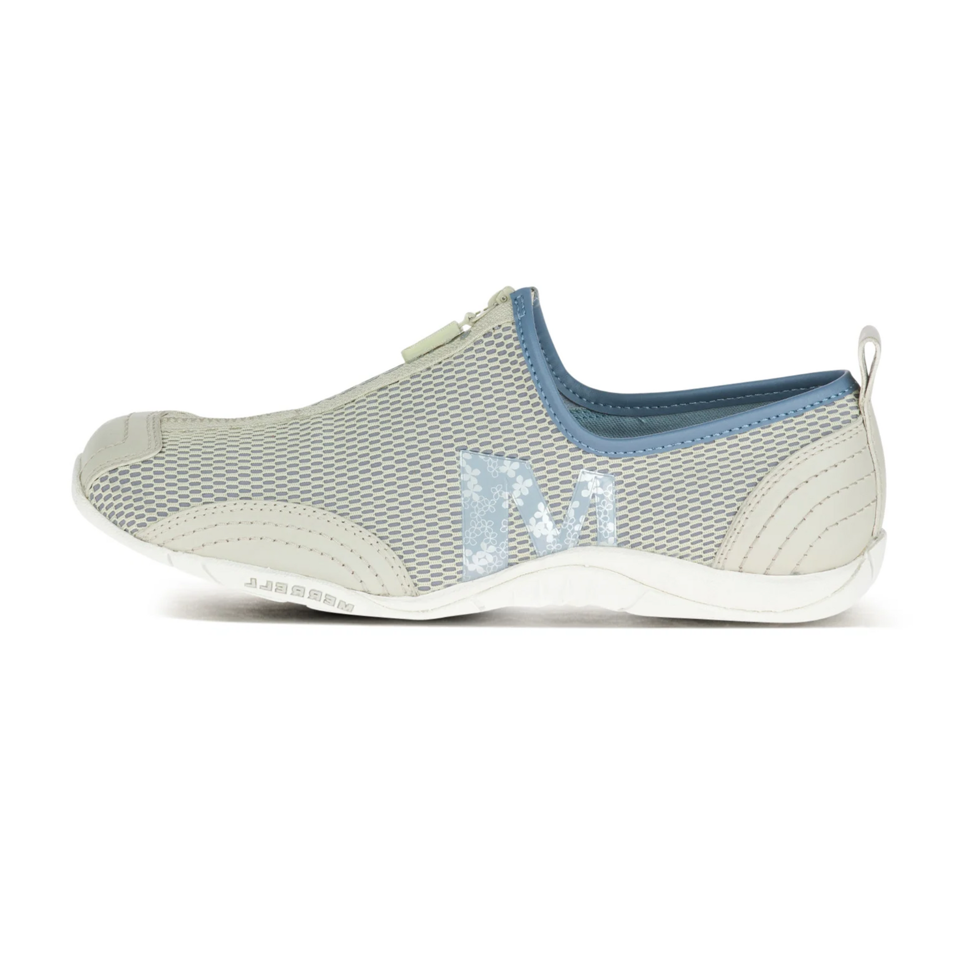 Barrado Silver Sea Fabric Sneakers