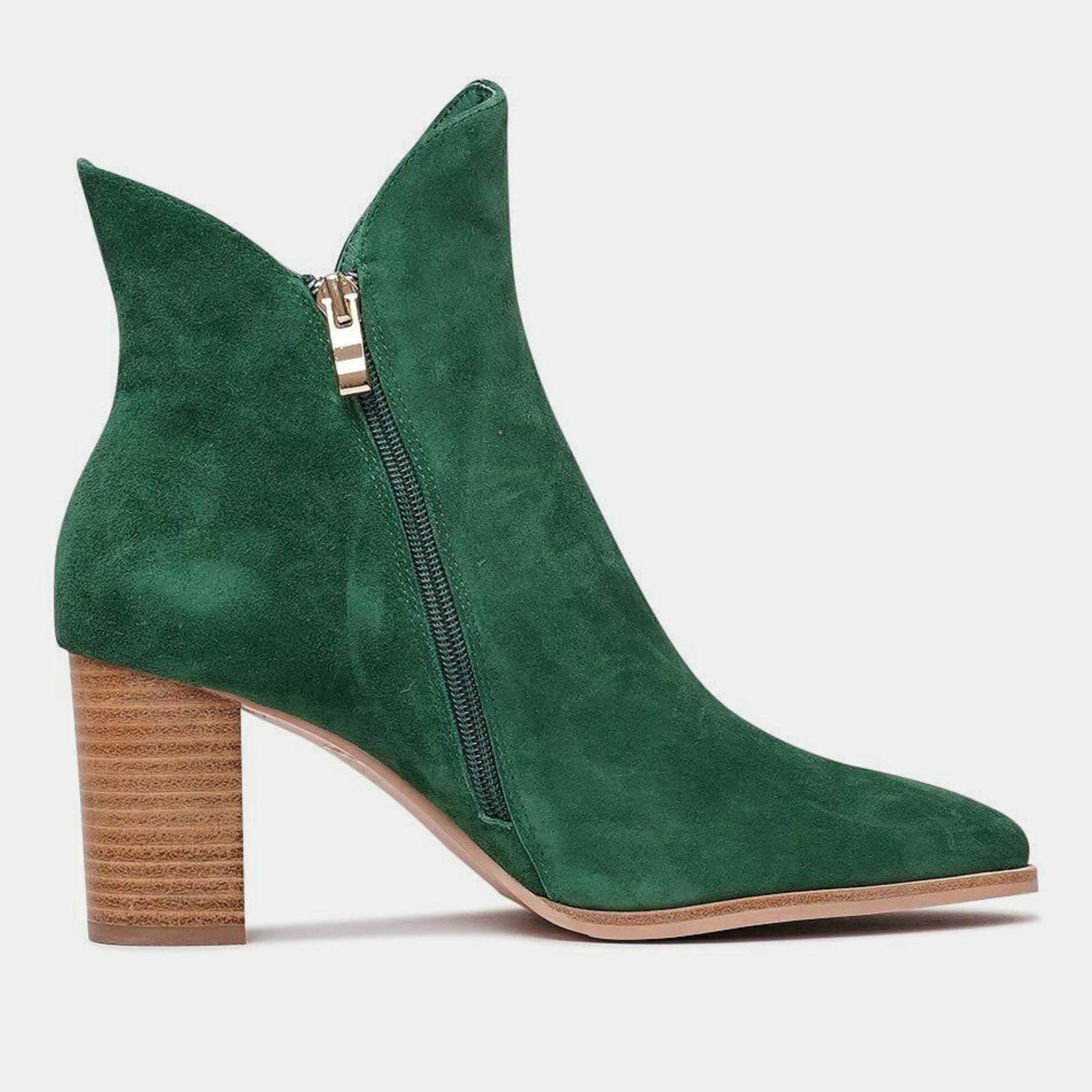 Astronomy New Emerald Suede Ankle Boots, DJANGO & JULIETTE - Shouz