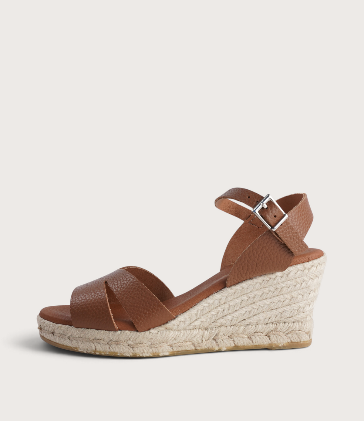 Remi Doya Roble Leather Espadrille Wedges