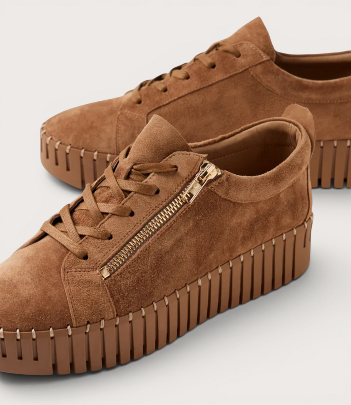 Bump Light Choc Suede/ Light Choc Sole Sneakers