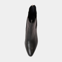 Ayer Black Leather Ankle Boots, DJANGO & JULIETTE - Shouz