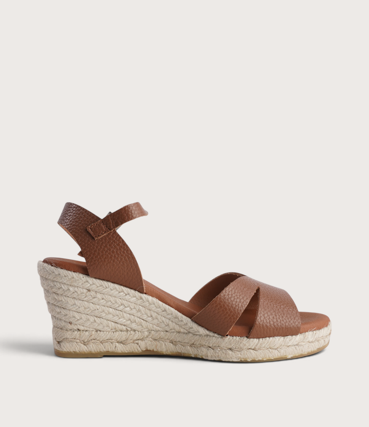 Remi Doya Roble Leather Espadrille Wedges