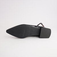 Luna Black Patent Leather Flats