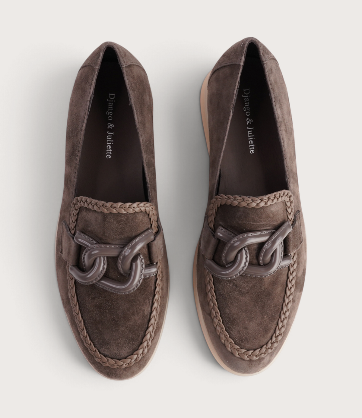 Linxea Hot Choc Suede Loafers - DJANGO AND JULIETTE | Shouz