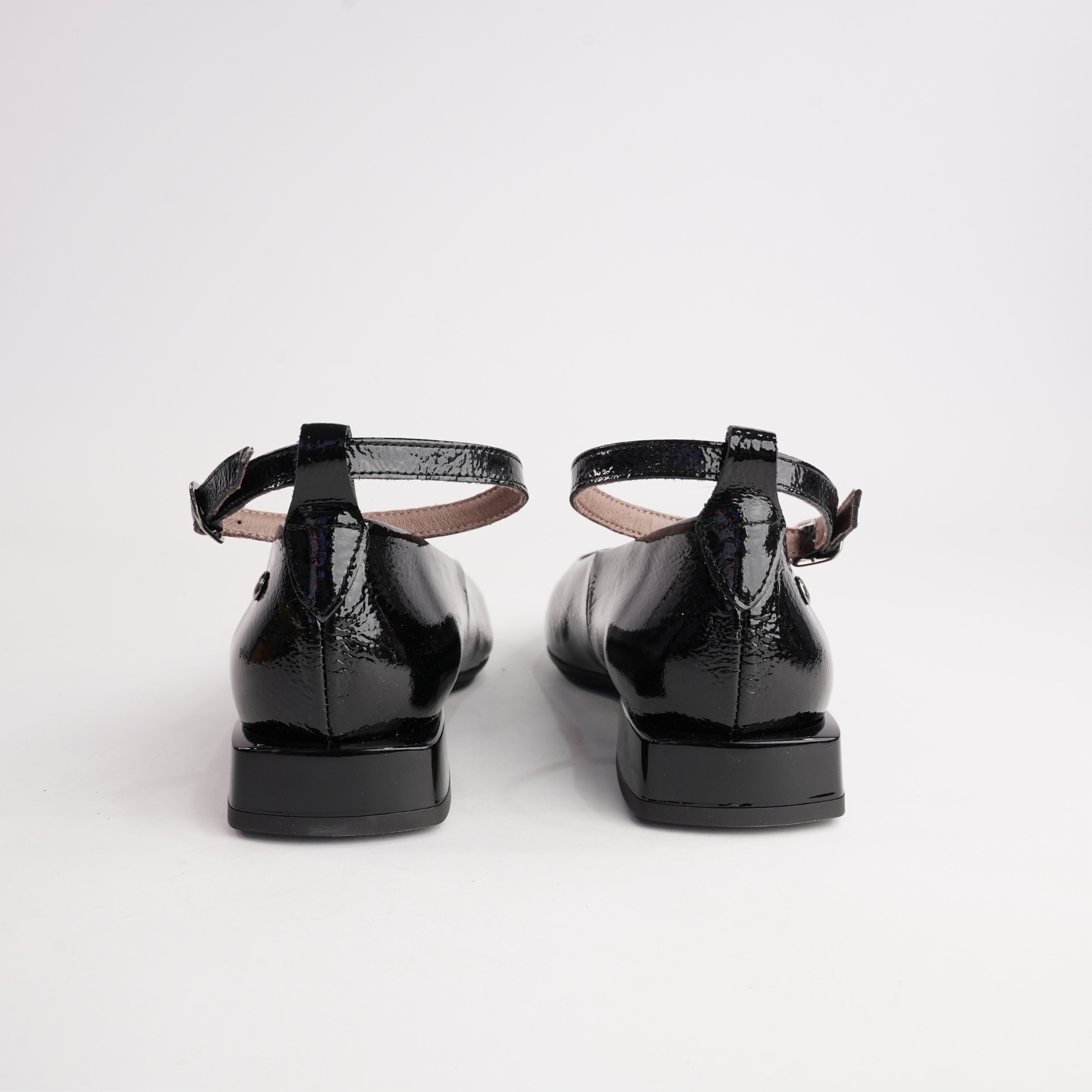 Luna Black Patent Leather Flats