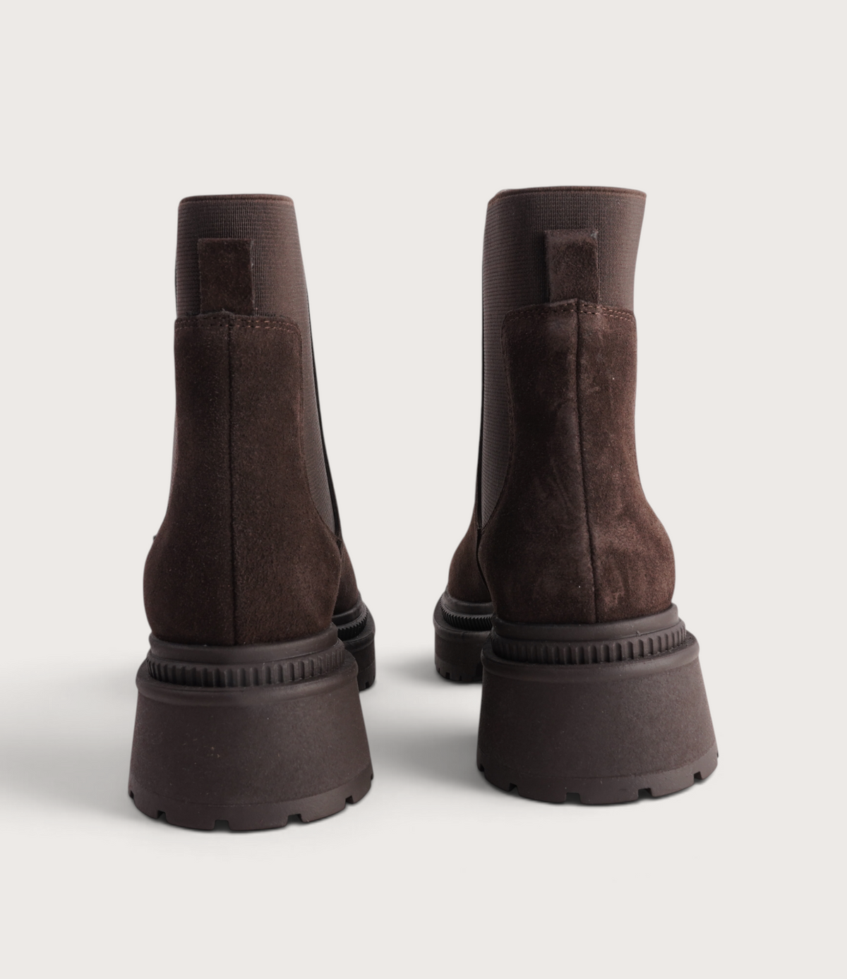 Brussels Chocolate Suede Ankle Boots