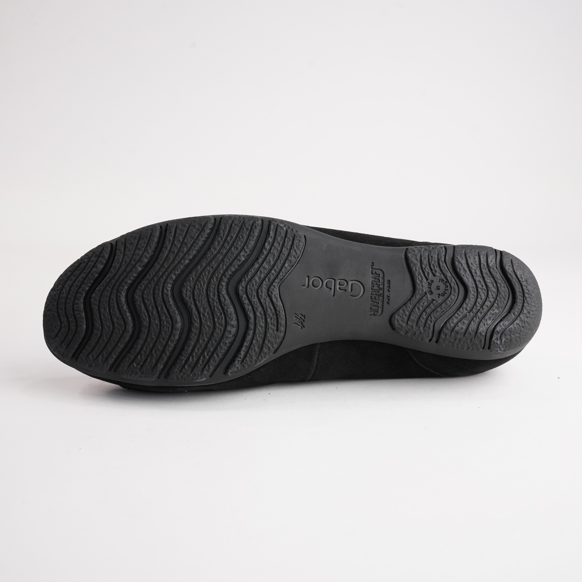 Gwenyth Black Suede Leather Ballet Flats - GABOR | Shouz