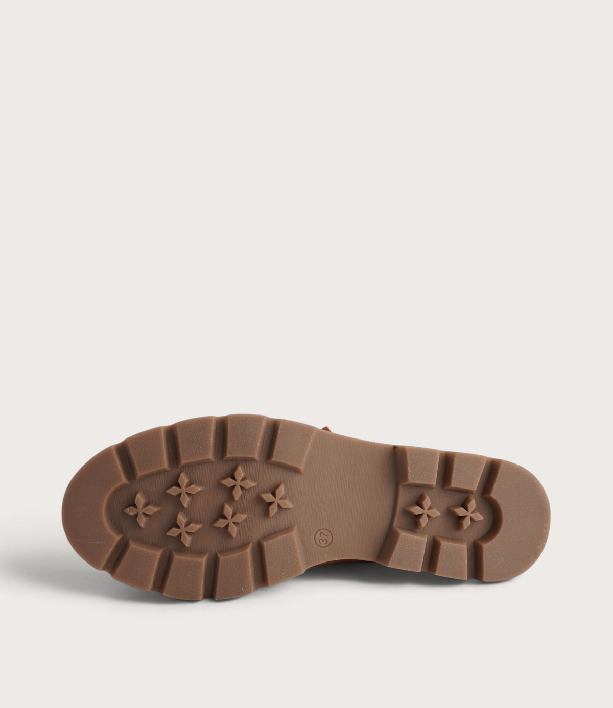 Dottiz Dark Tan/ Light Choc Sole Ankle Boots